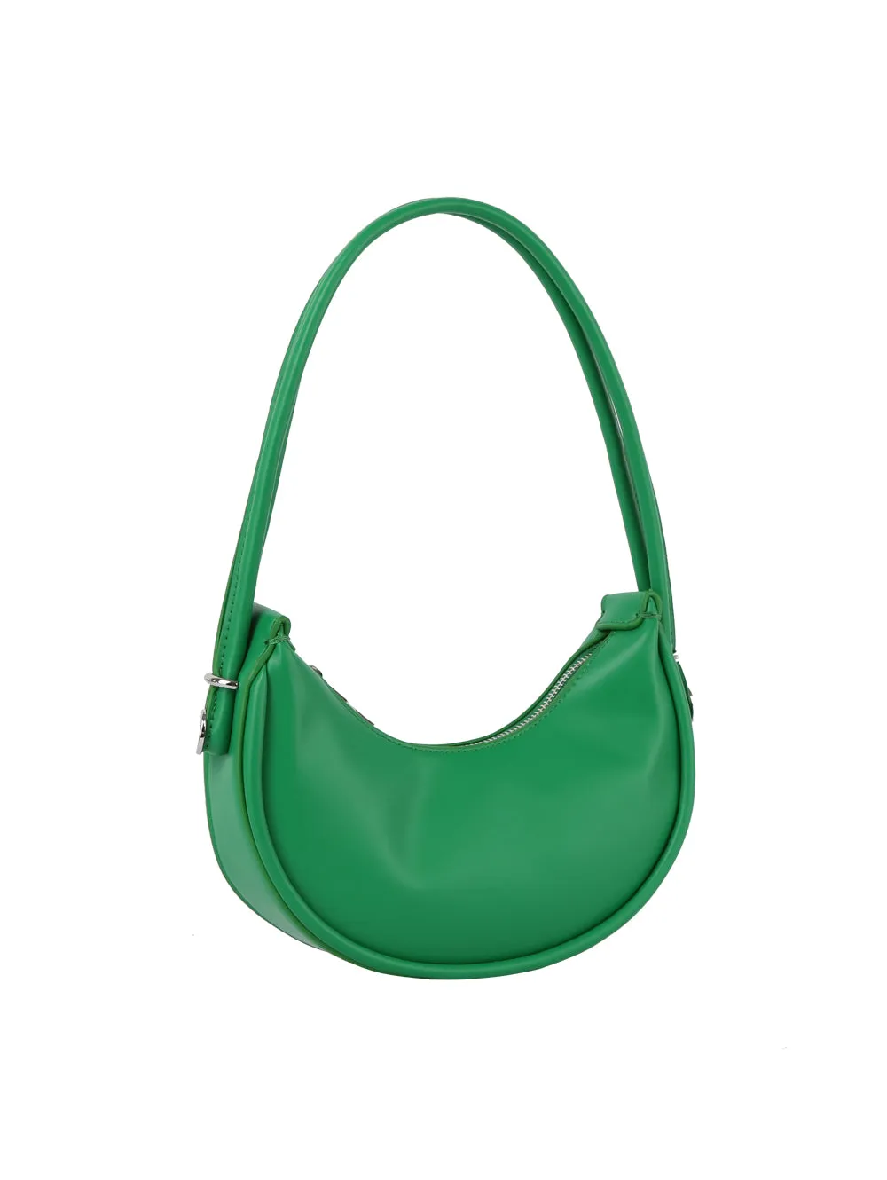 Classic soft leather hobo bag