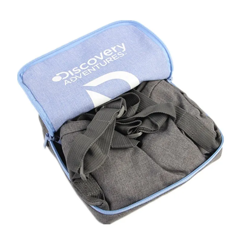 DISCOVERY ADVENTURES FOLDABLE TRAVEL DUFFEL BAG TOTE CARRY ON LUGGAGE SPORT DUFFLE WEEKENDER