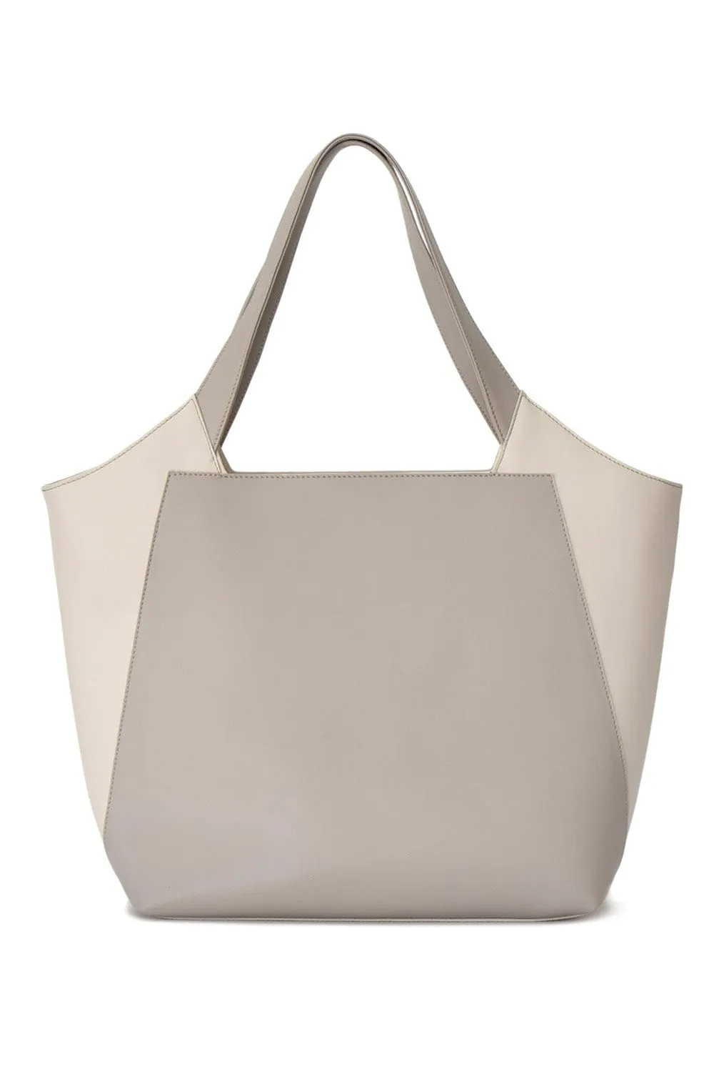 Executive Vegan Leather Business Tote | Bicolor