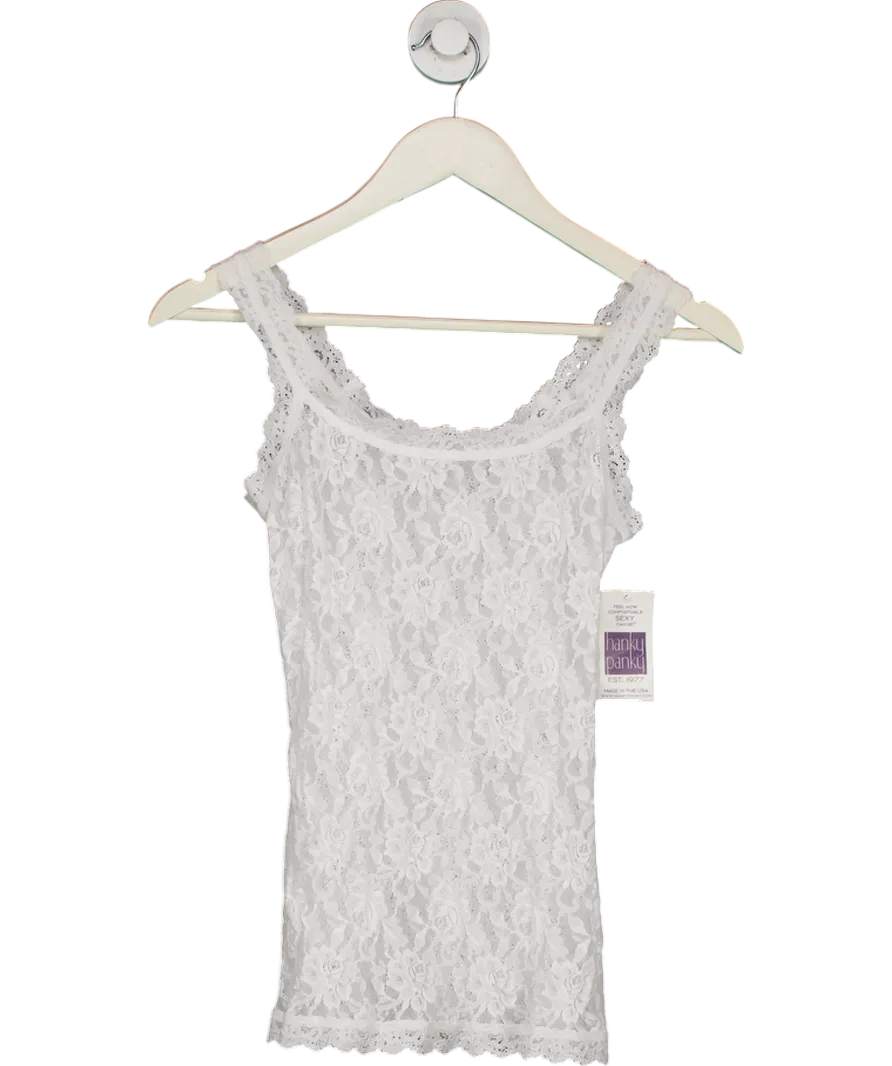 Hanky Panky White Signature Lace Classic Camisole UK XS