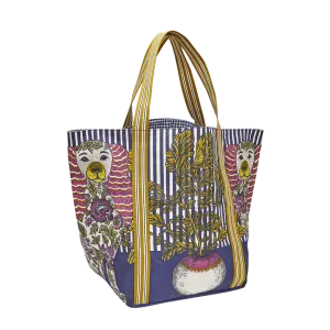 Inouitoosh Paris Thelma and Louise Large Summer Tote in Navy