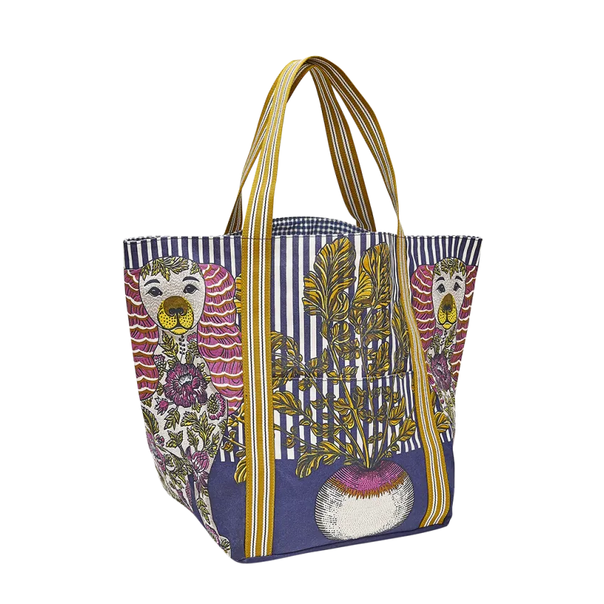 Inouitoosh Paris Thelma and Louise Large Summer Tote in Navy