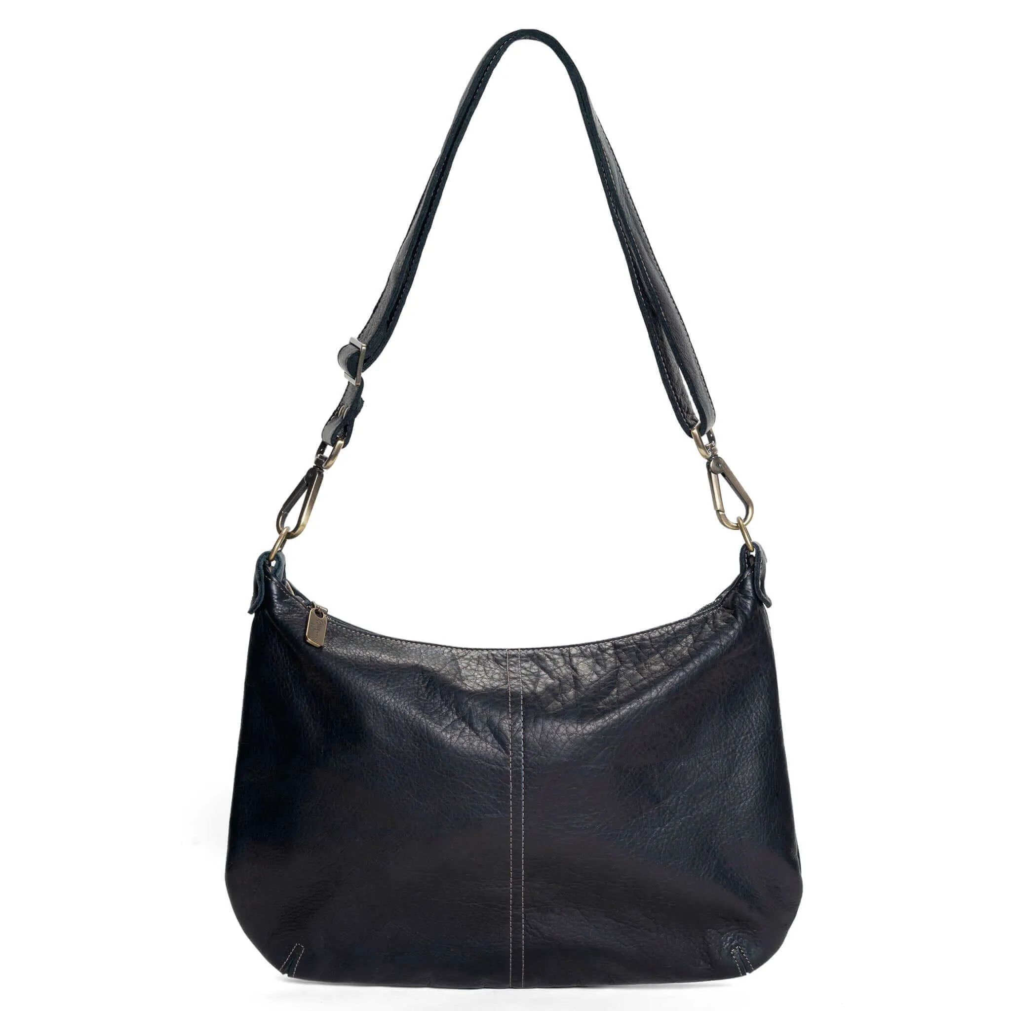 Pamela Crossbody Hobo - Black Sand