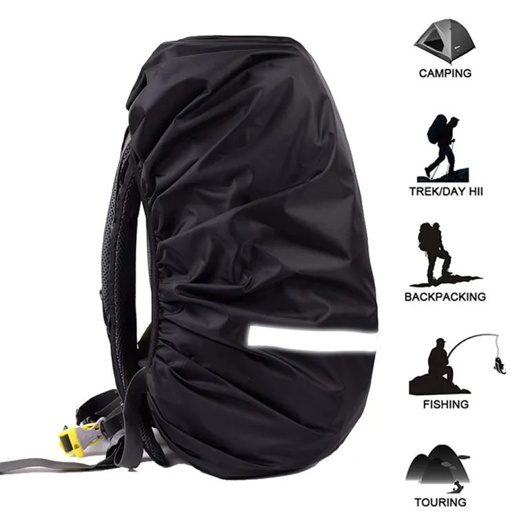Reflective Light Waterproof Dustproof Backpack Rain Cover Portable Ultralight Shoulder Bag Protect Cover, Size:S(Red)