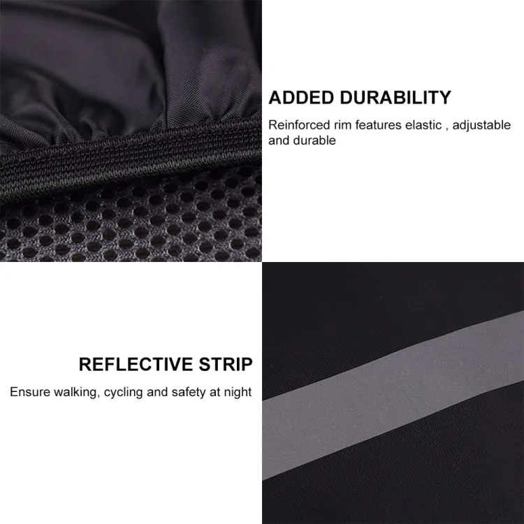 Reflective Light Waterproof Dustproof Backpack Rain Cover Portable Ultralight Shoulder Bag Protect Cover, Size:S(Red)