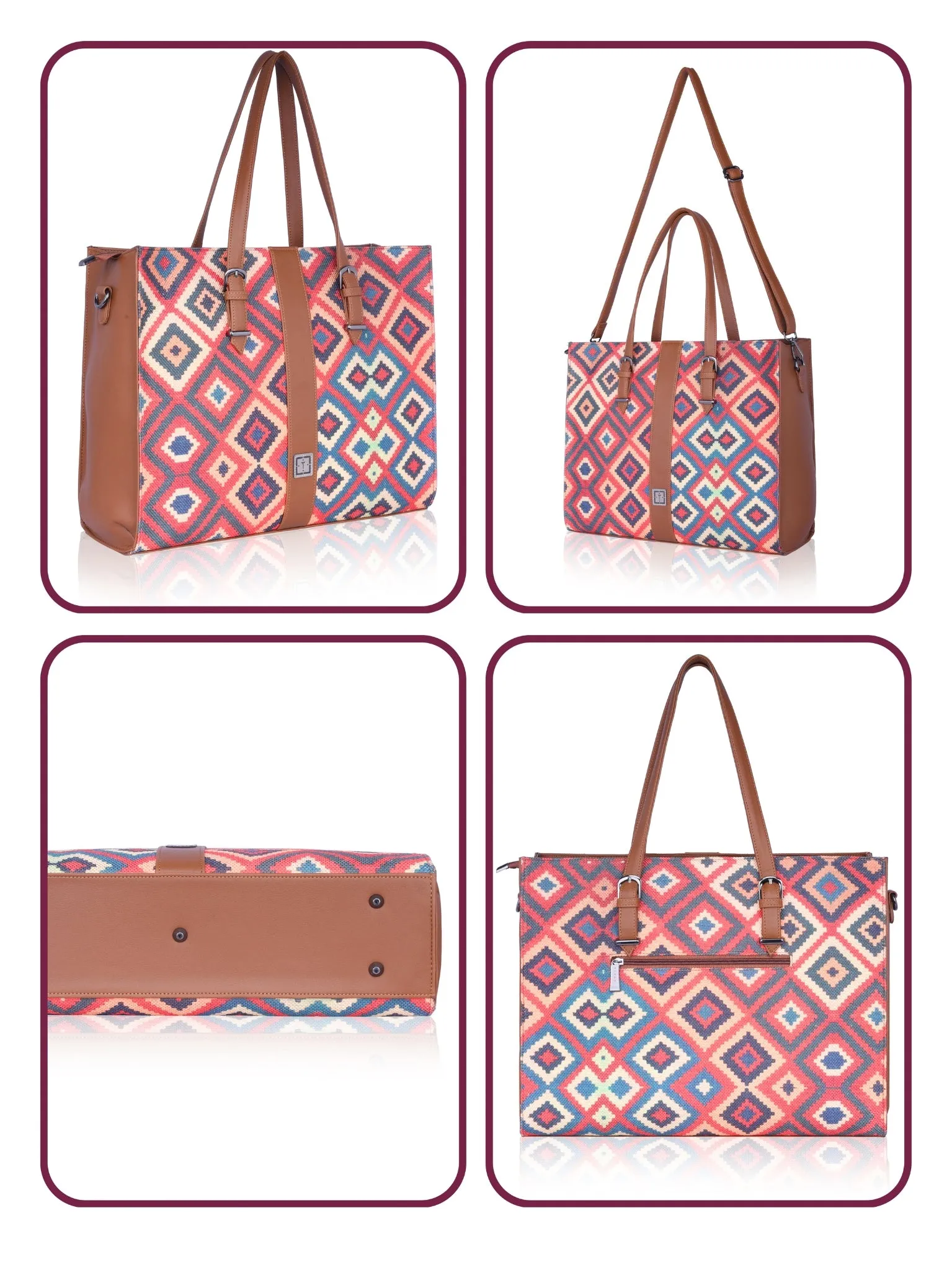 Texas Business Tote Bag | Premium Handcrafted Jute Shoulder Bag for Professionals & Office Essentials