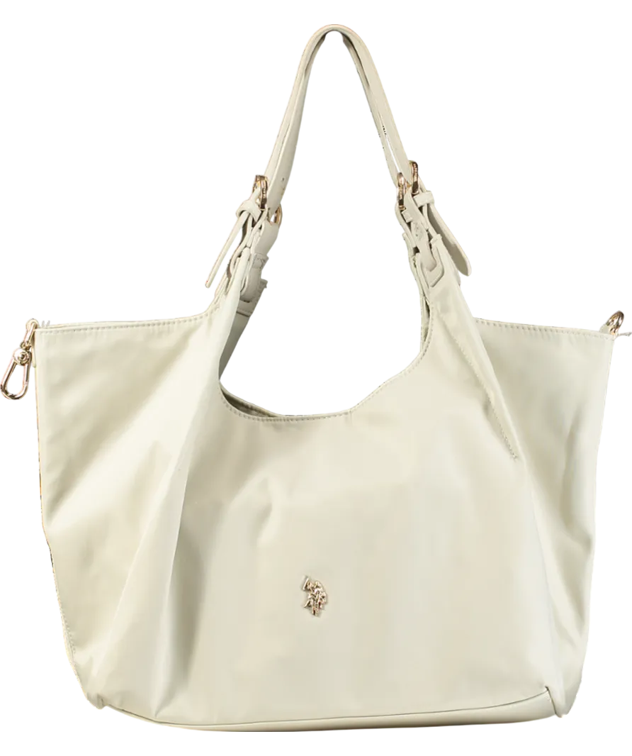 US Polo Assn Beige Shopper Tote Bag One Size