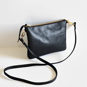 Vegan Leather Sling Bag For Women With Adjustable Brass Chain & Shoulder Pad